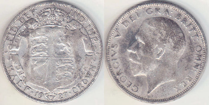 1926 Great Britain silver Half Crown A005583